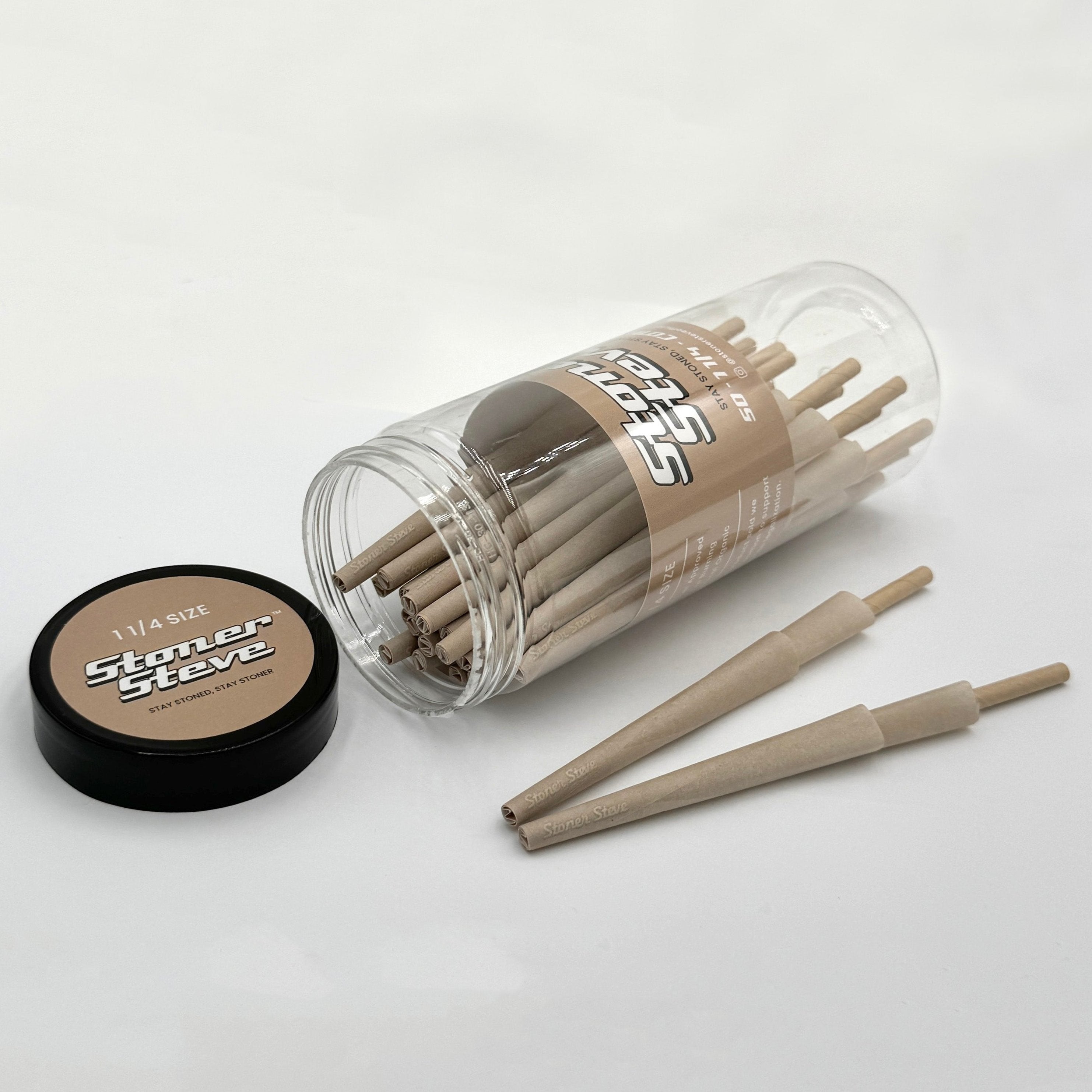 Stoner Steve Hemp Pre-Rolled Cones 50 Count | Bulk Hemp Cones – SS