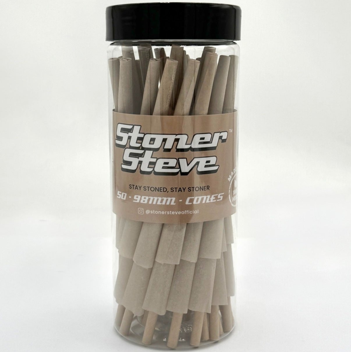 Stoner Steve Hemp Pre-Rolled Cones 50 Count